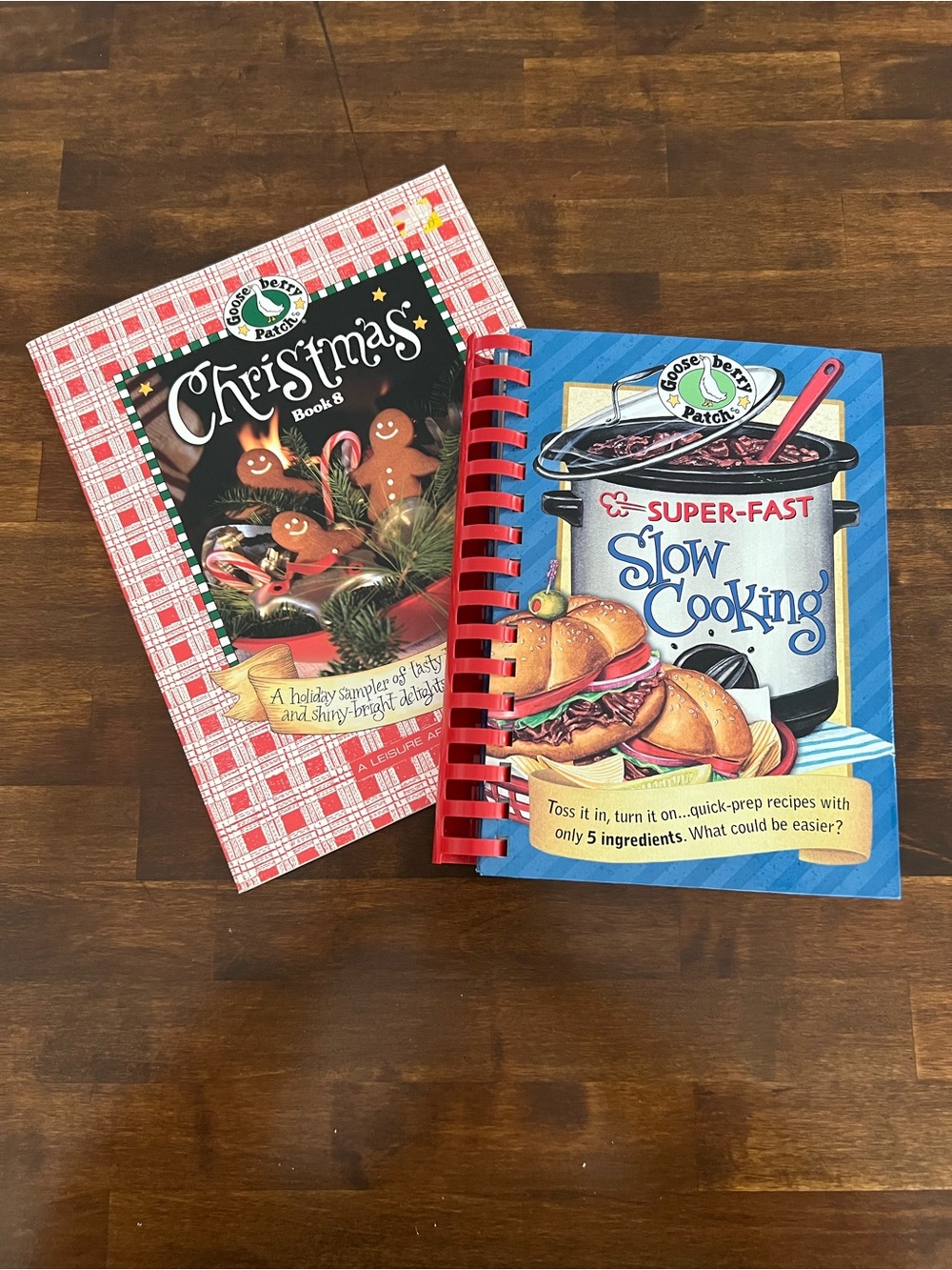 Gooseberry Patch Cookbooks, Set of 2